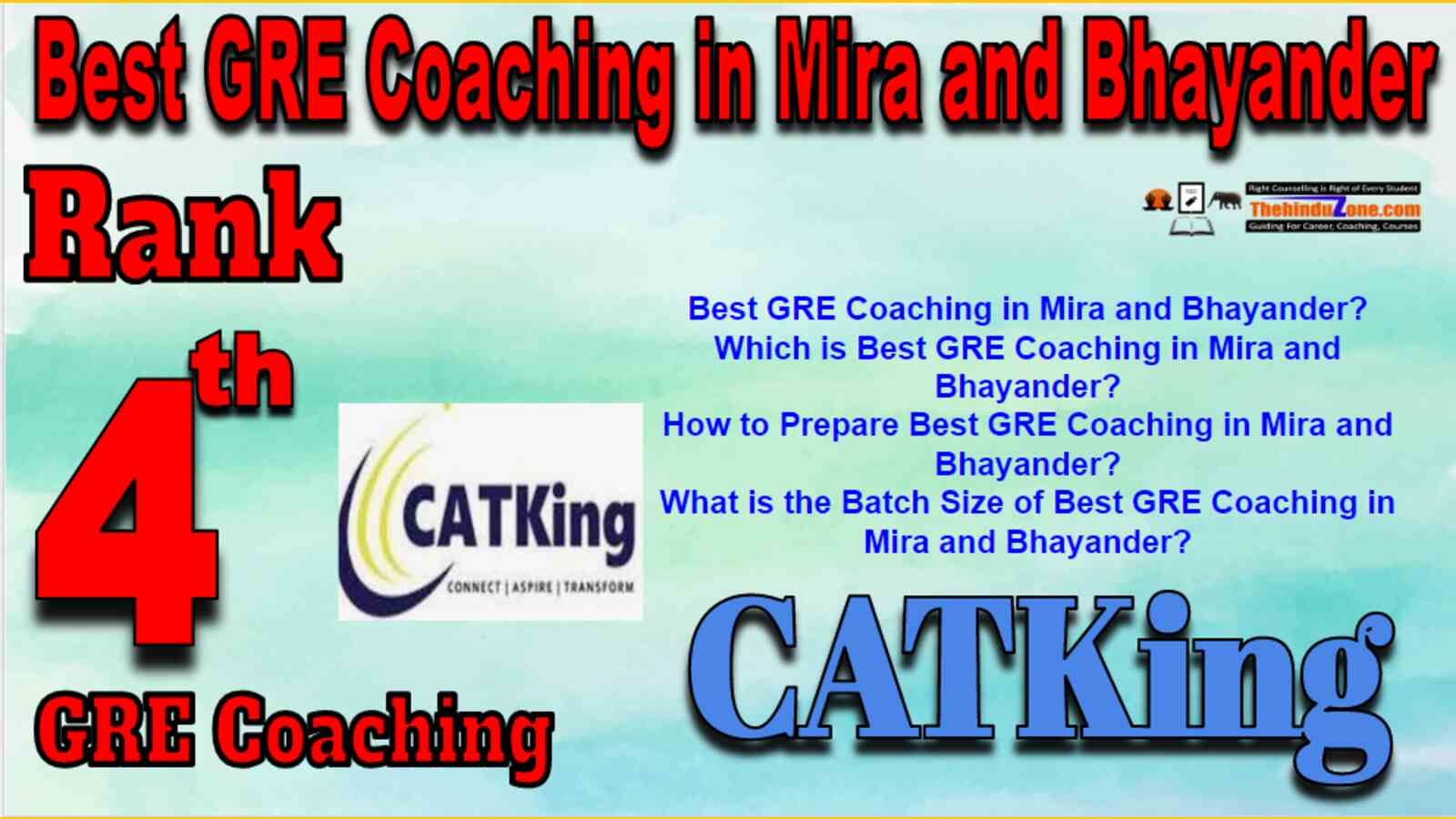 Rank 4 Best GRE Coaching in Mira and Bhayander