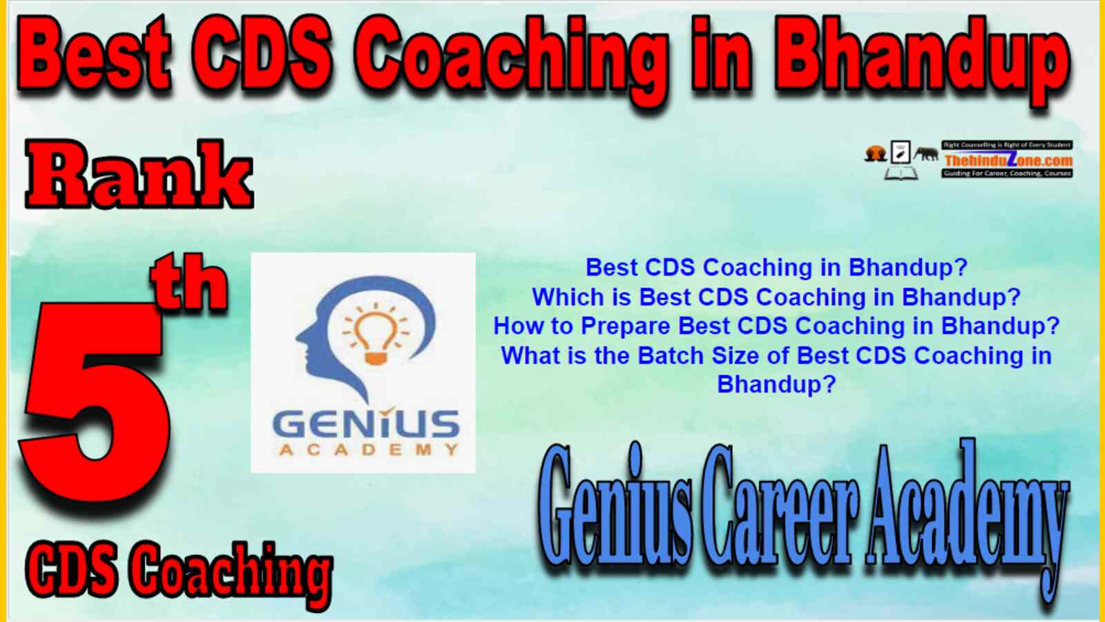 Rank 5 Best CDS Coaching In Bhandup