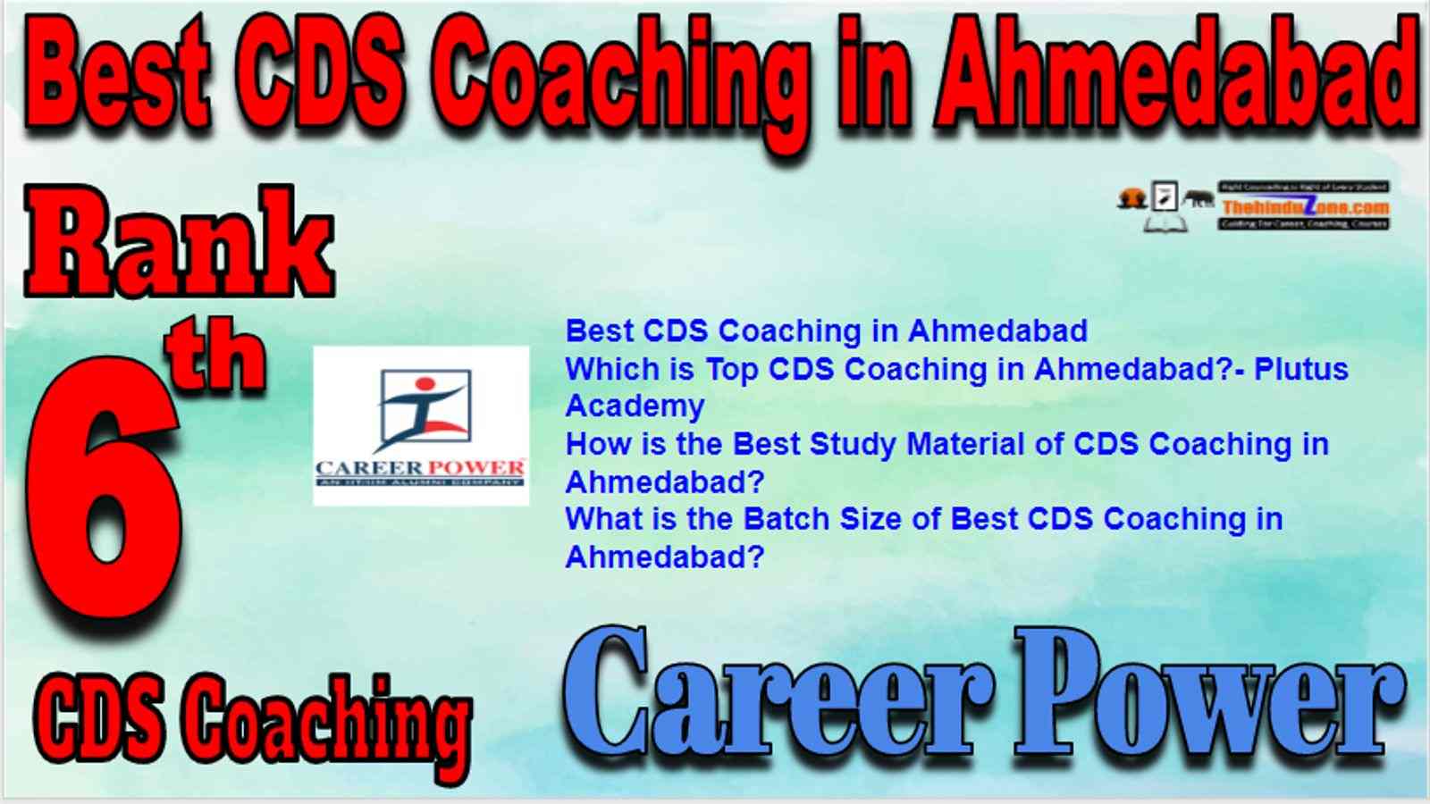 Rank 6 Best CDS Coaching in Ahmedabad