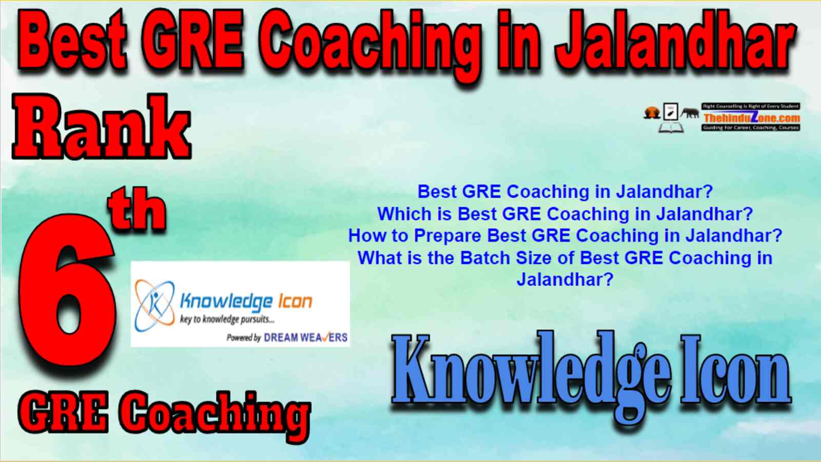 Rank 6 Best GRE Coaching in Jalandhar