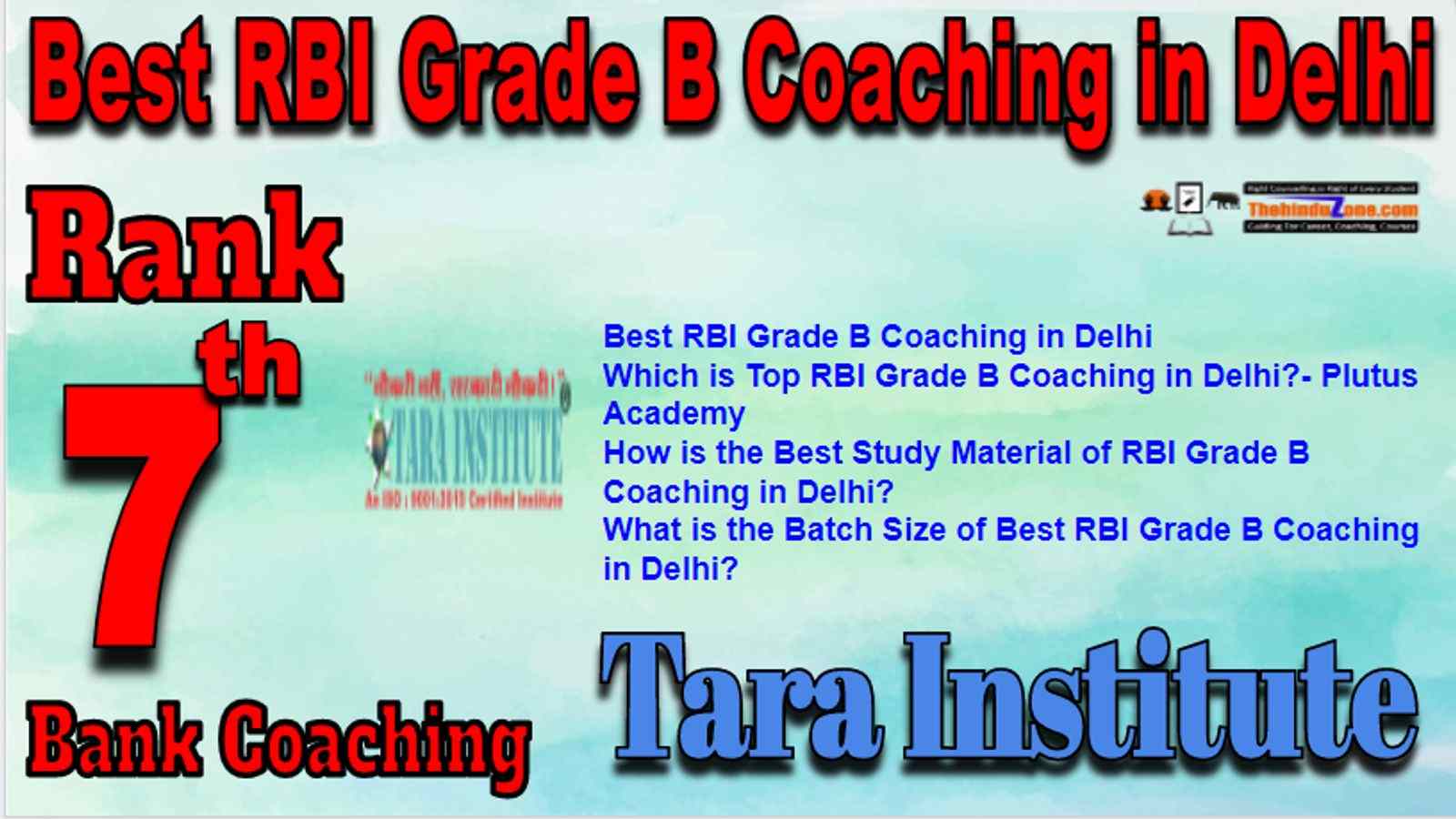 Best RBI Grade B Coaching In Delhi