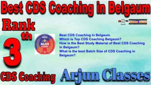 Rank3rd Top CDS Coaching in Belgaum