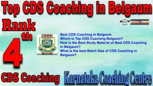 Rank4 Best CDS Coaching in Belgaum