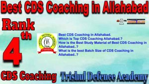 Rank4 Top CDS Coaching in Allahabad