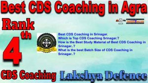 Rank4 Top CDS Coaching in Srinagar