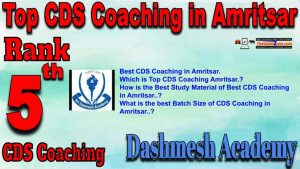 Rank5 Best CDS Coaching in Amritsar