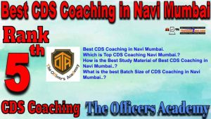 Rank5 Best CDS Coaching in Navi Mumbai