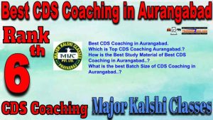 Rank6 Top CDS Coaching in Allahabad