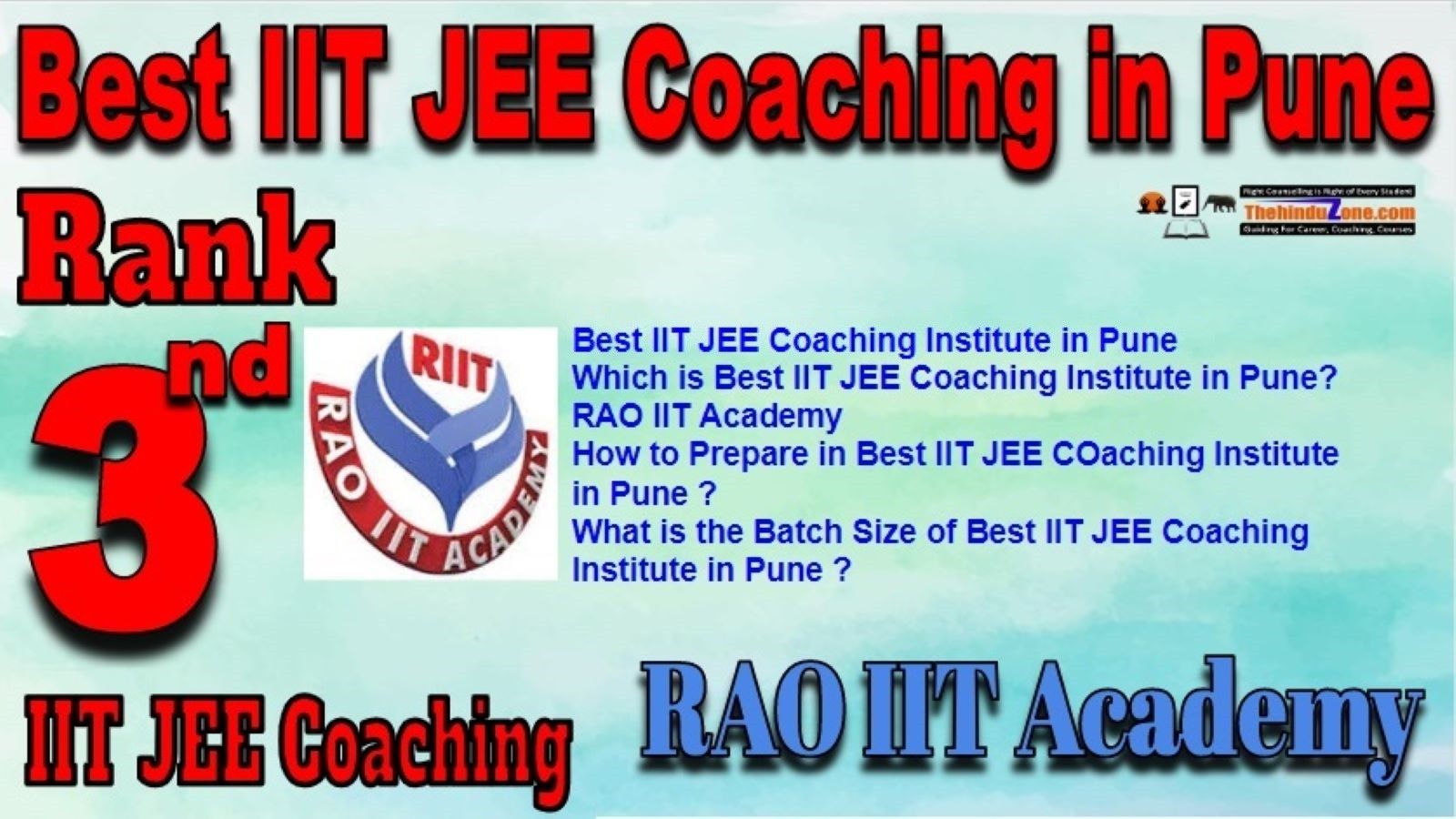 Best 10 IIT JEE Coaching in Pune - TheHinduzone