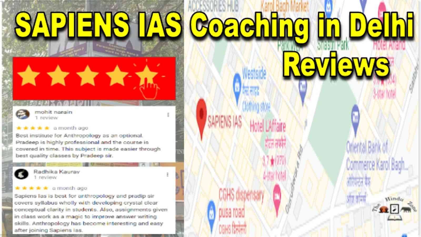 Sapiens IAS Coaching in Delhi Reviews