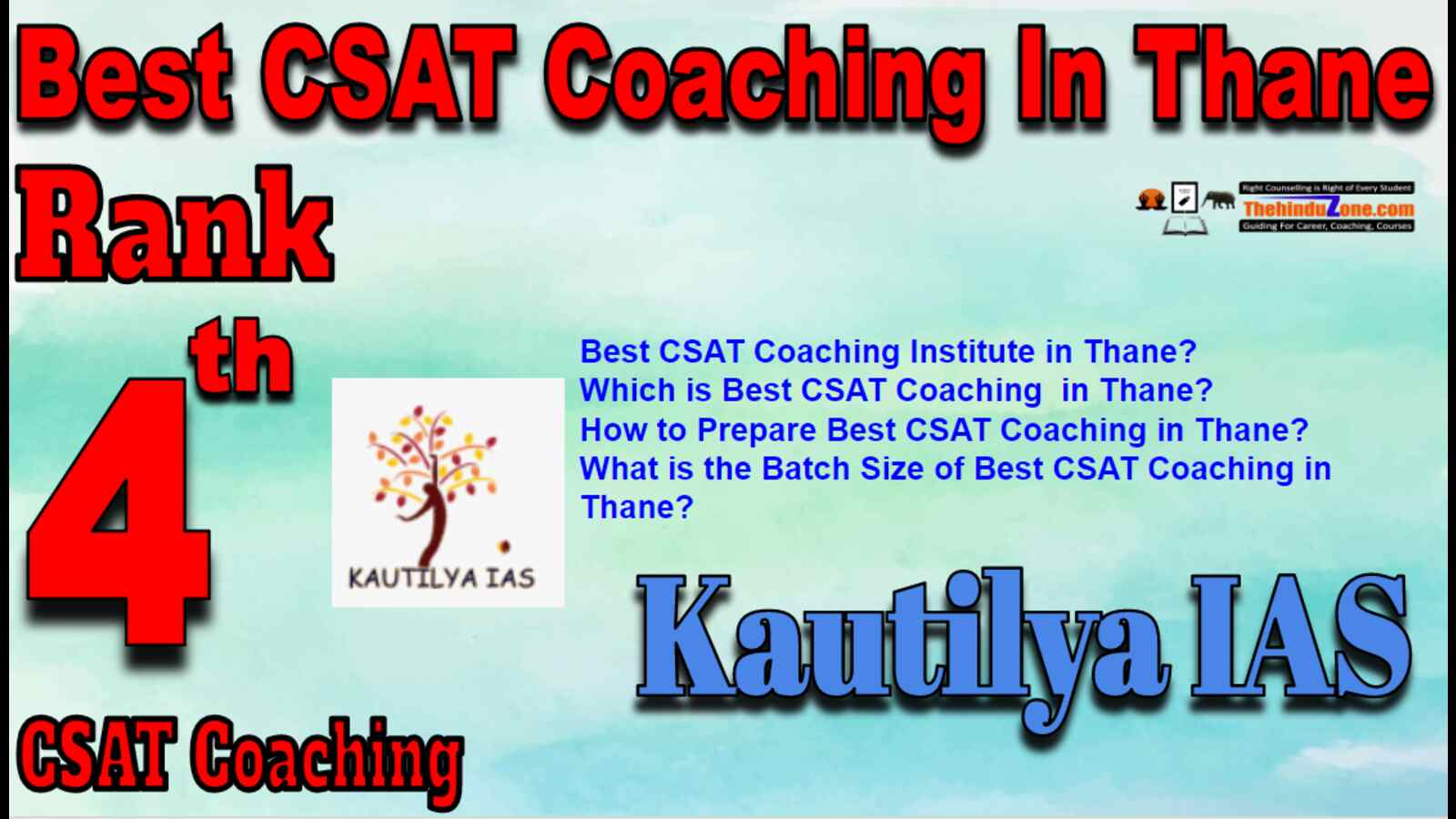 Rank 4 Best CSAT Coaching In Thane