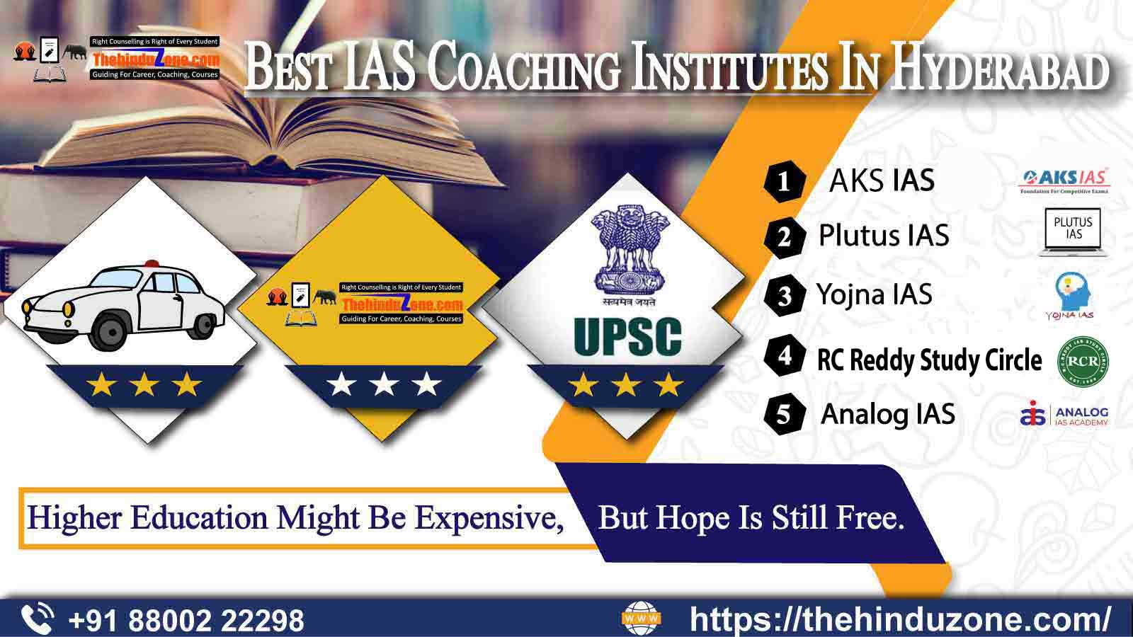 Top 10 IAS Coaching Institutes In Hyderabad
