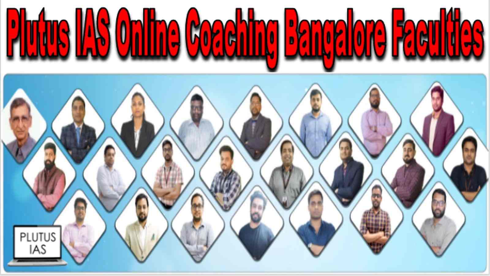 Plutus IAS Online Coaching Bangalore Faculties