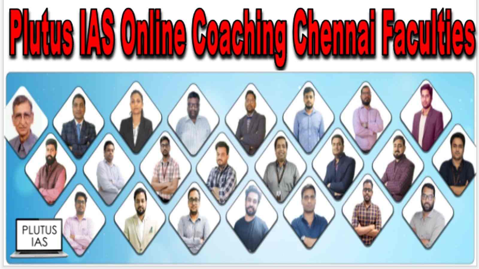 Plutus IAS Online Coaching Chennai Faculties