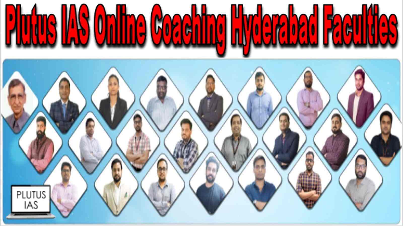 Plutus IAS Online Coaching Hyderabad Faculties
