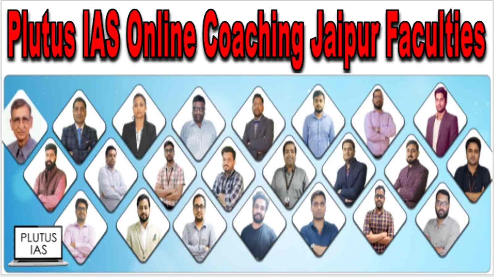 Plutus IAS Online Coaching Jaipur Faculties