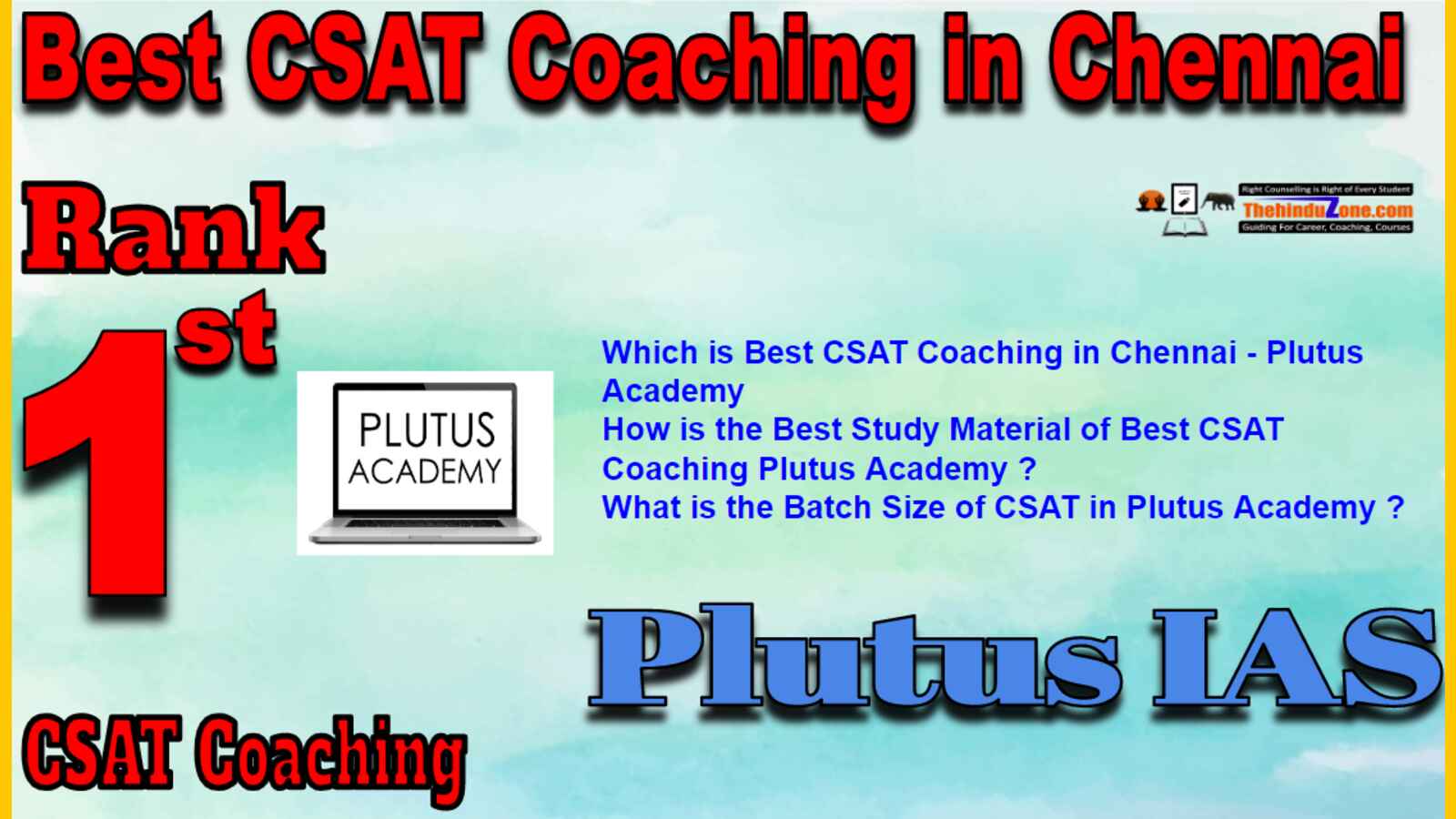 Rank 1 Best CSAT Coaching In Chennai