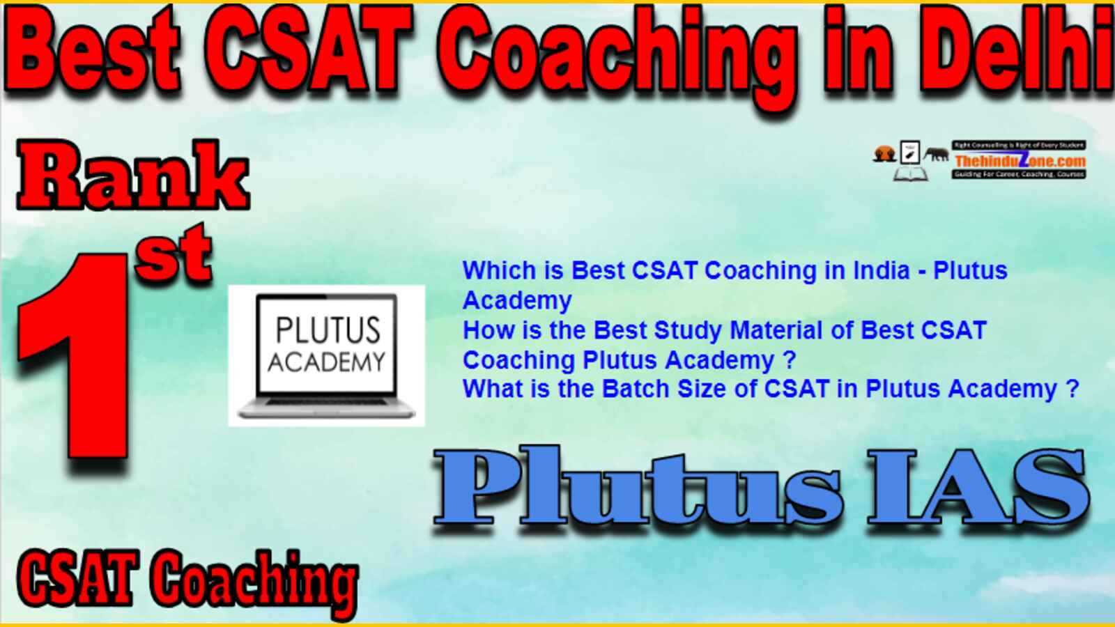 Rank 1 Best CSAT Coaching In Delhi