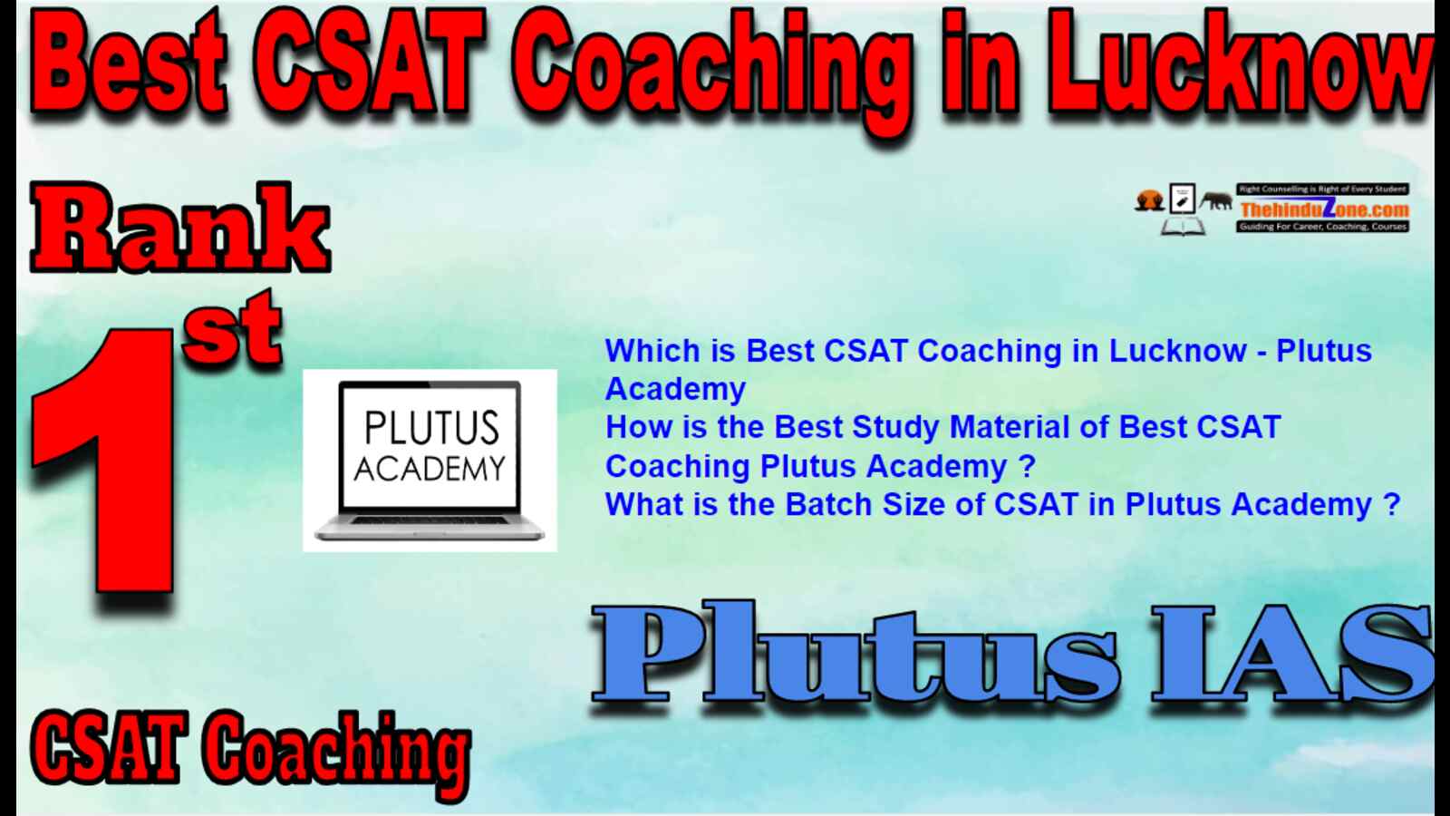 Rank 1 Best CSAT Coaching In Lucknow