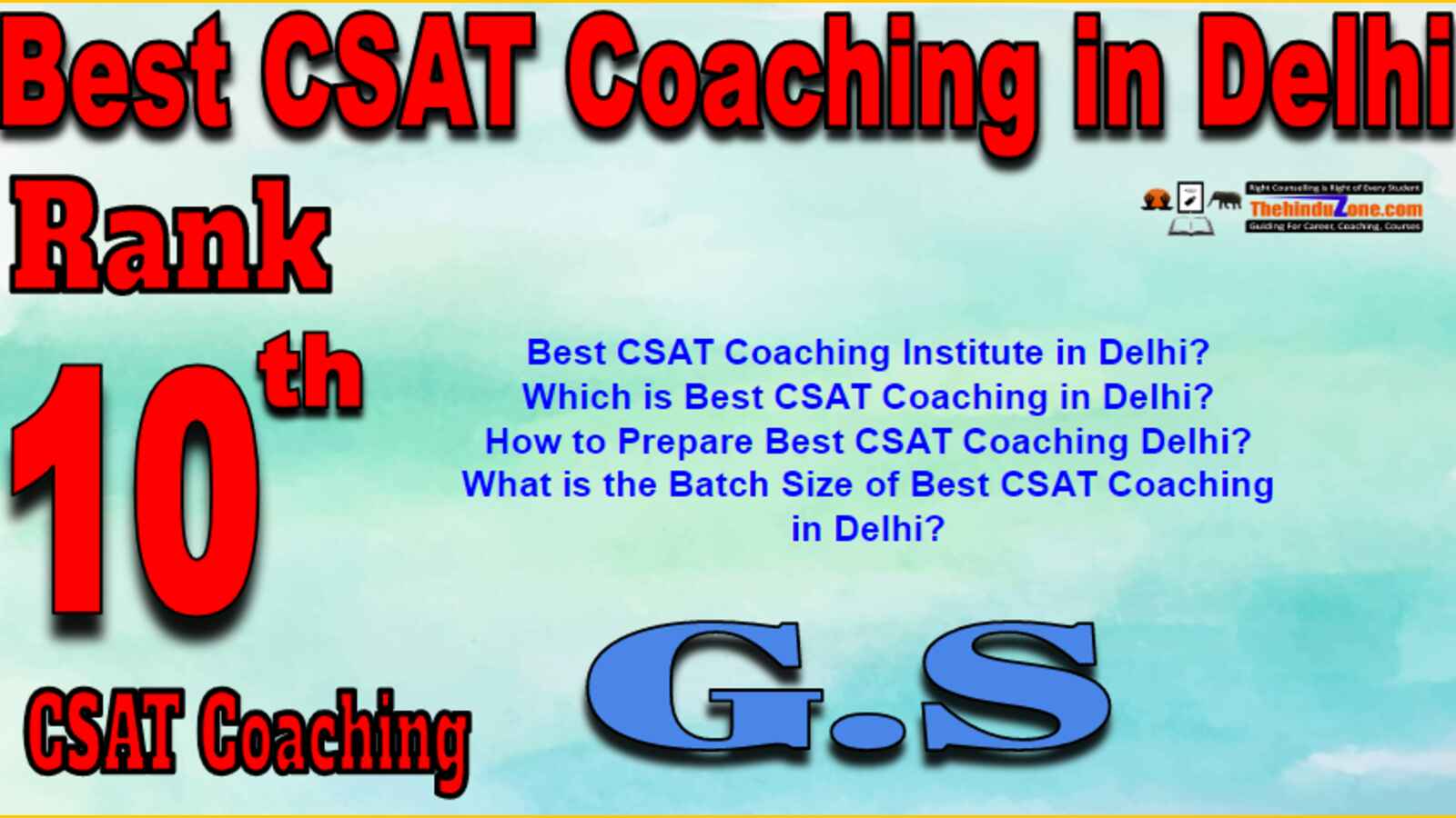 Rank 10 Best CSAT Coaching In Delhi