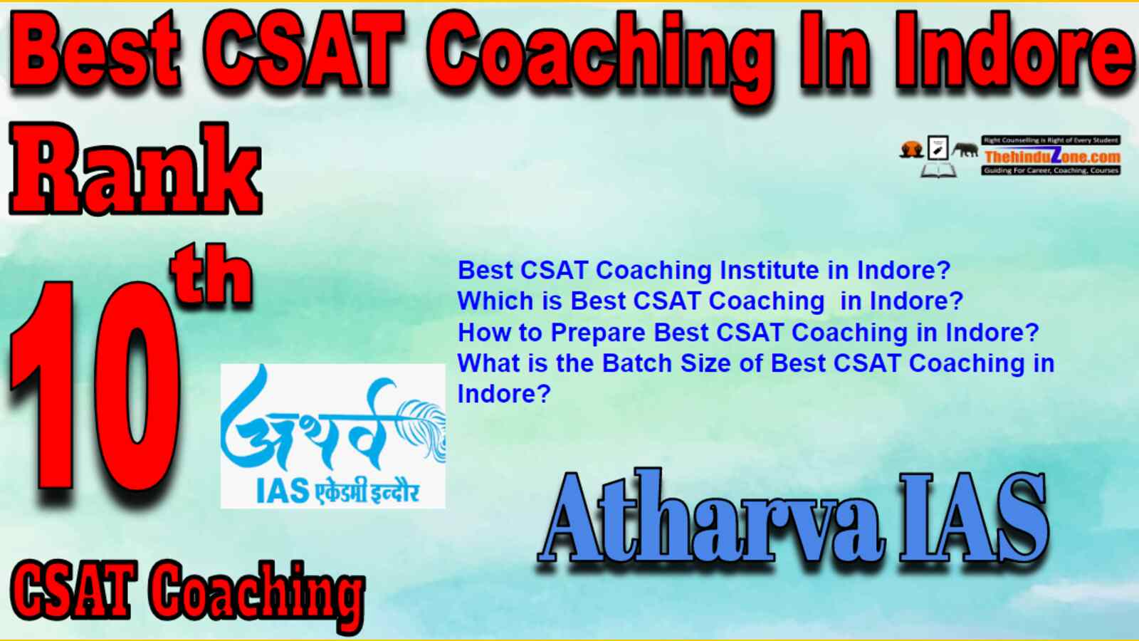 Rank 10 Best CSAT Coaching In Indore