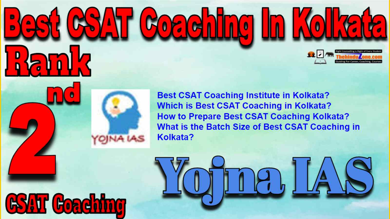 Rank 2 Best CSAT Coaching In Kolkata