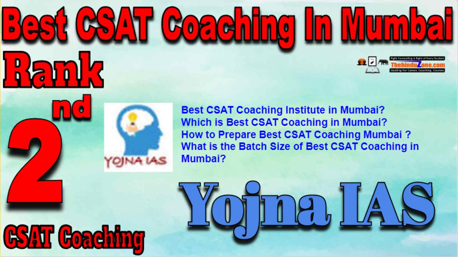 Rank 2 Best CSAT Coaching In Mumbai