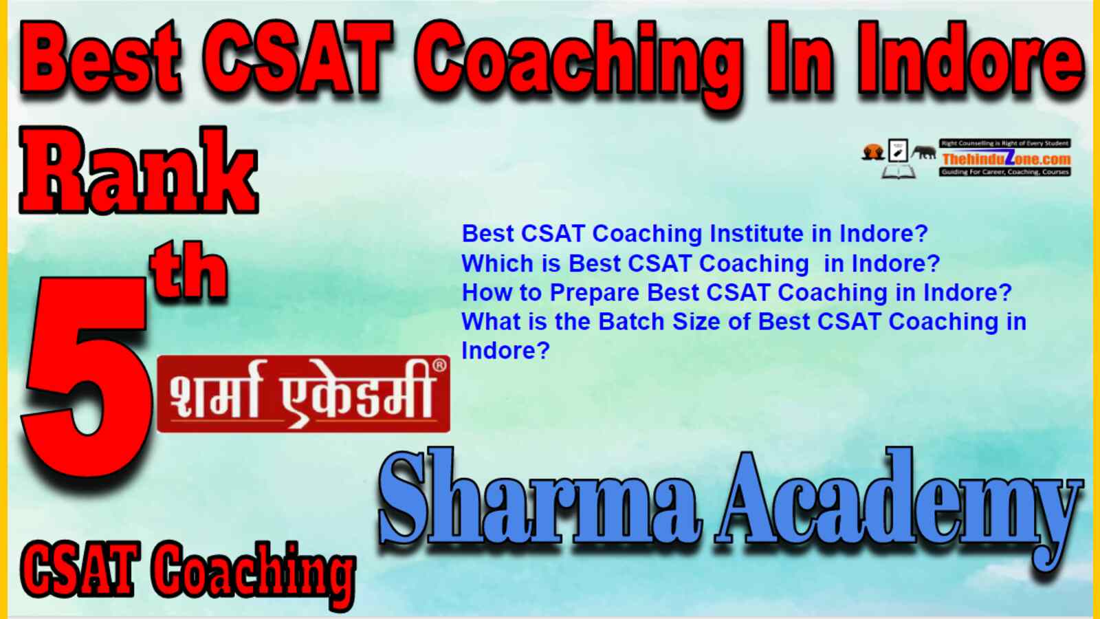 Rank 5 Best CSAT Coaching In Indore