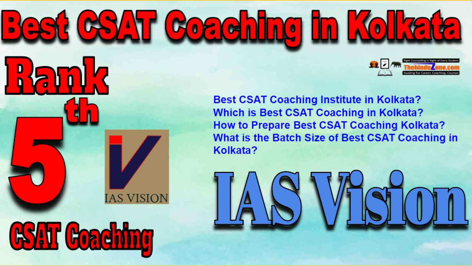 Rank 5 Best CSAT Coaching In Kolkata