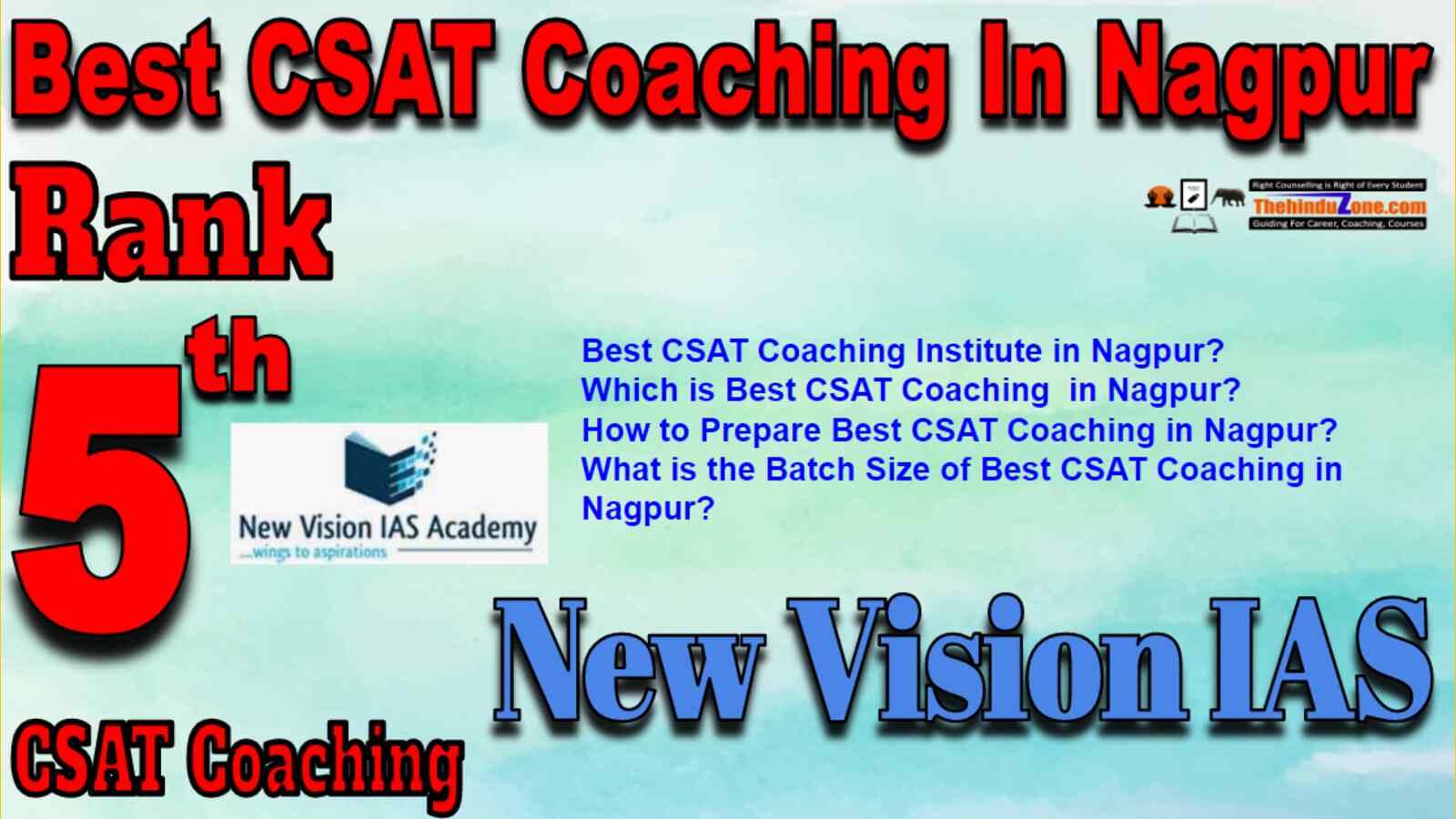 Rank 5 Best CSAT Coaching In Nagpur