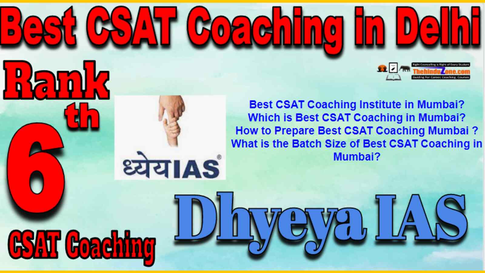 Rank 6 Best CSAT Coaching In Delhi