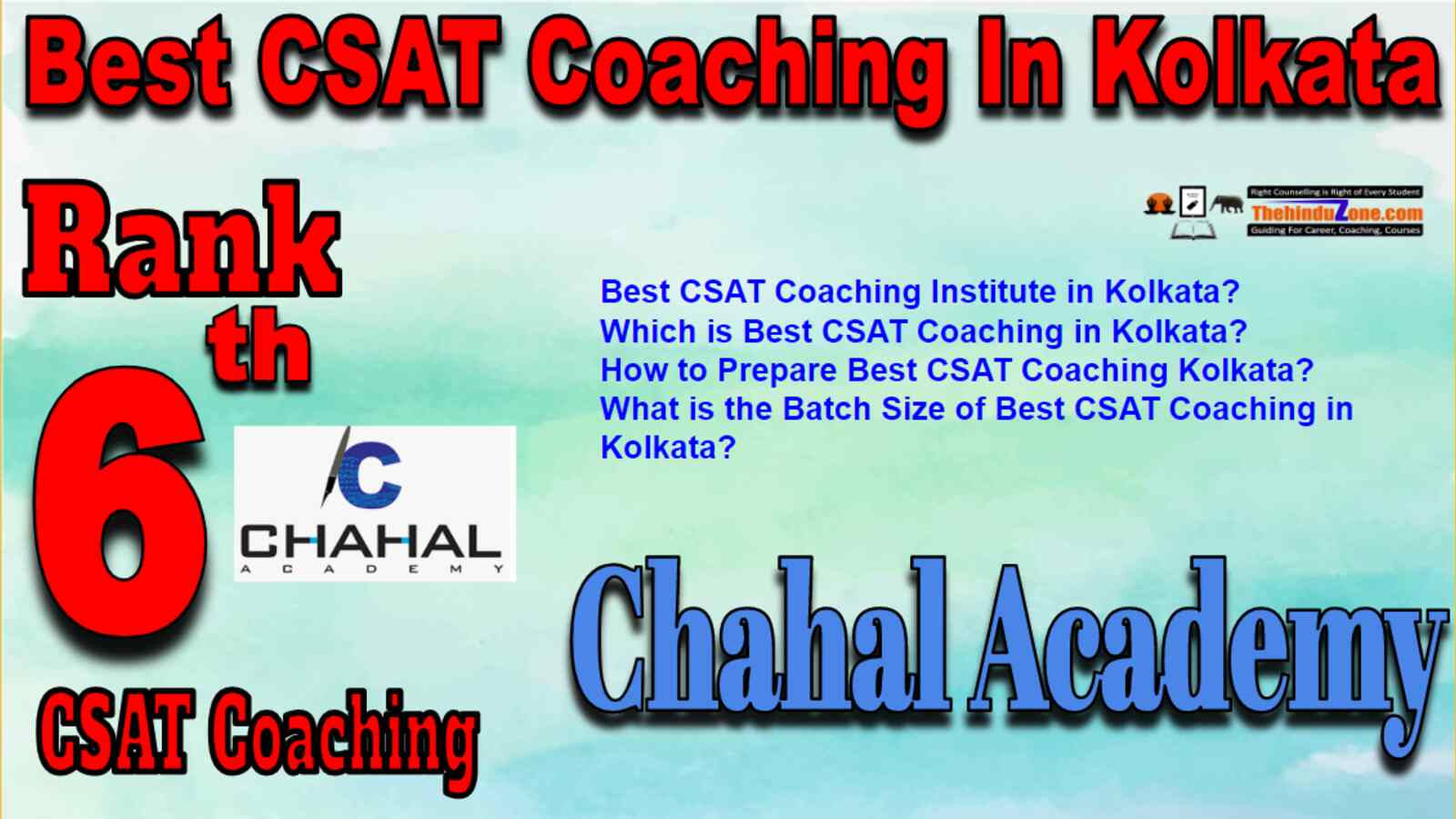 Rank 6 Best CSAT Coaching In Kolkata