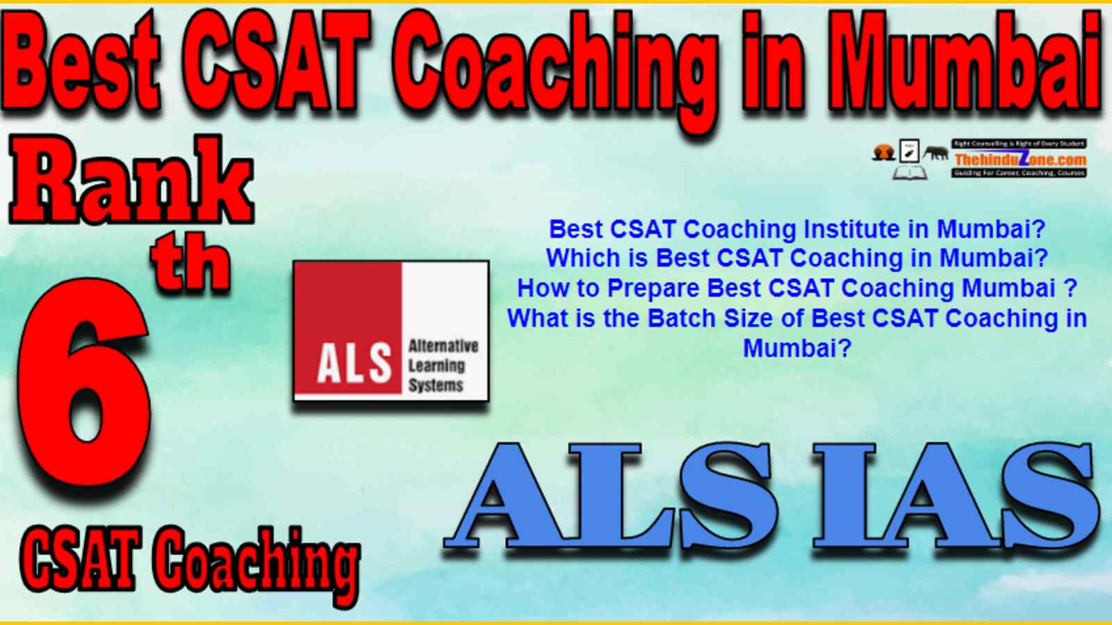 Rank 6 Best CSAT Coaching In Mumbai