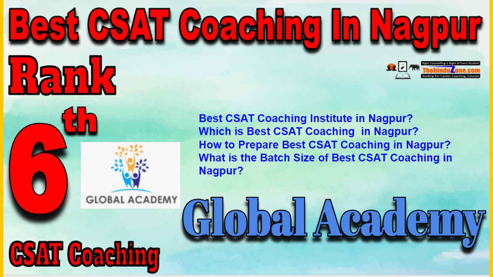 Rank 6 Best CSAT Coaching In Nagpur