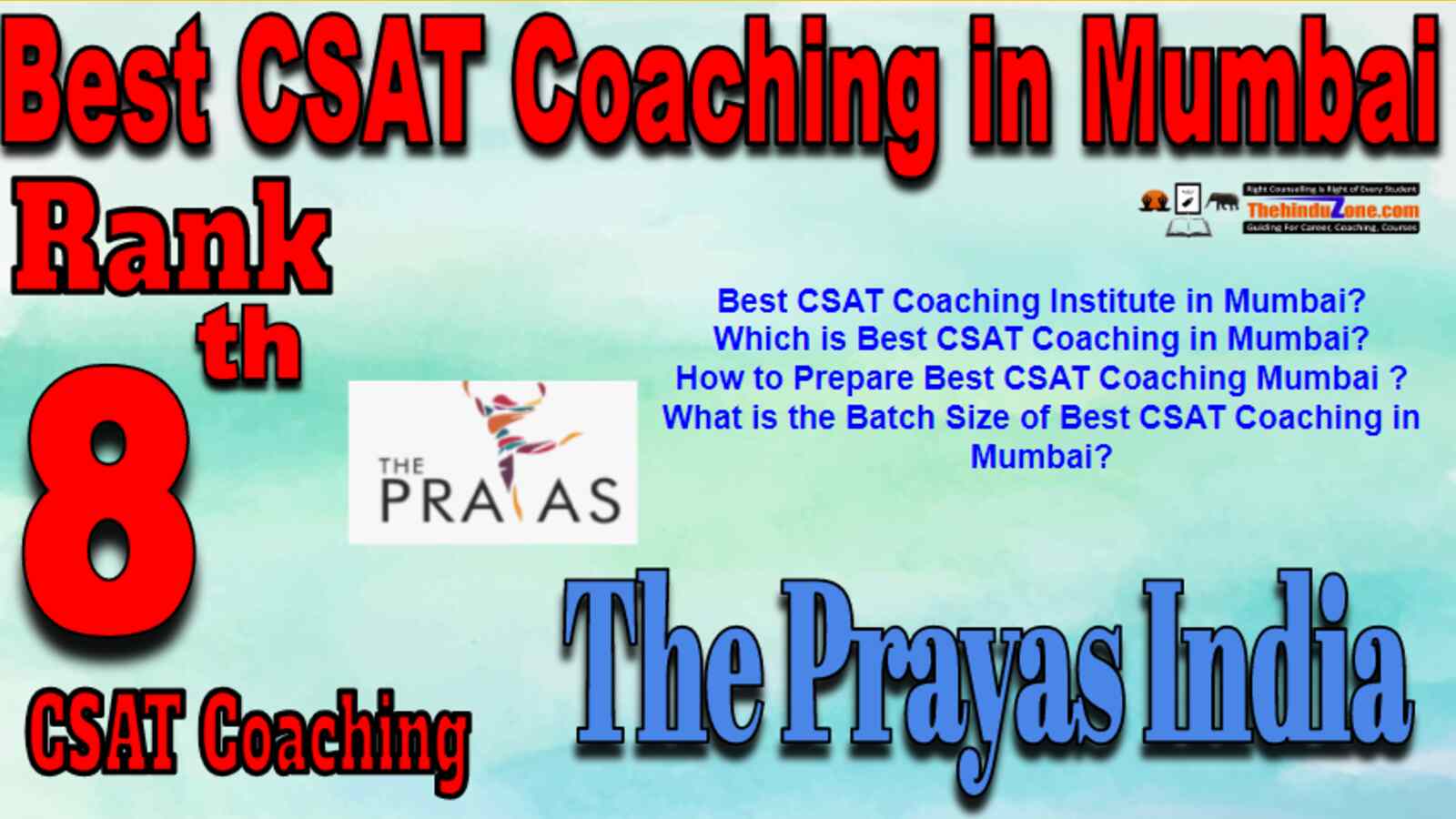 Rank 8 Best CSAT Coaching In Mumbai