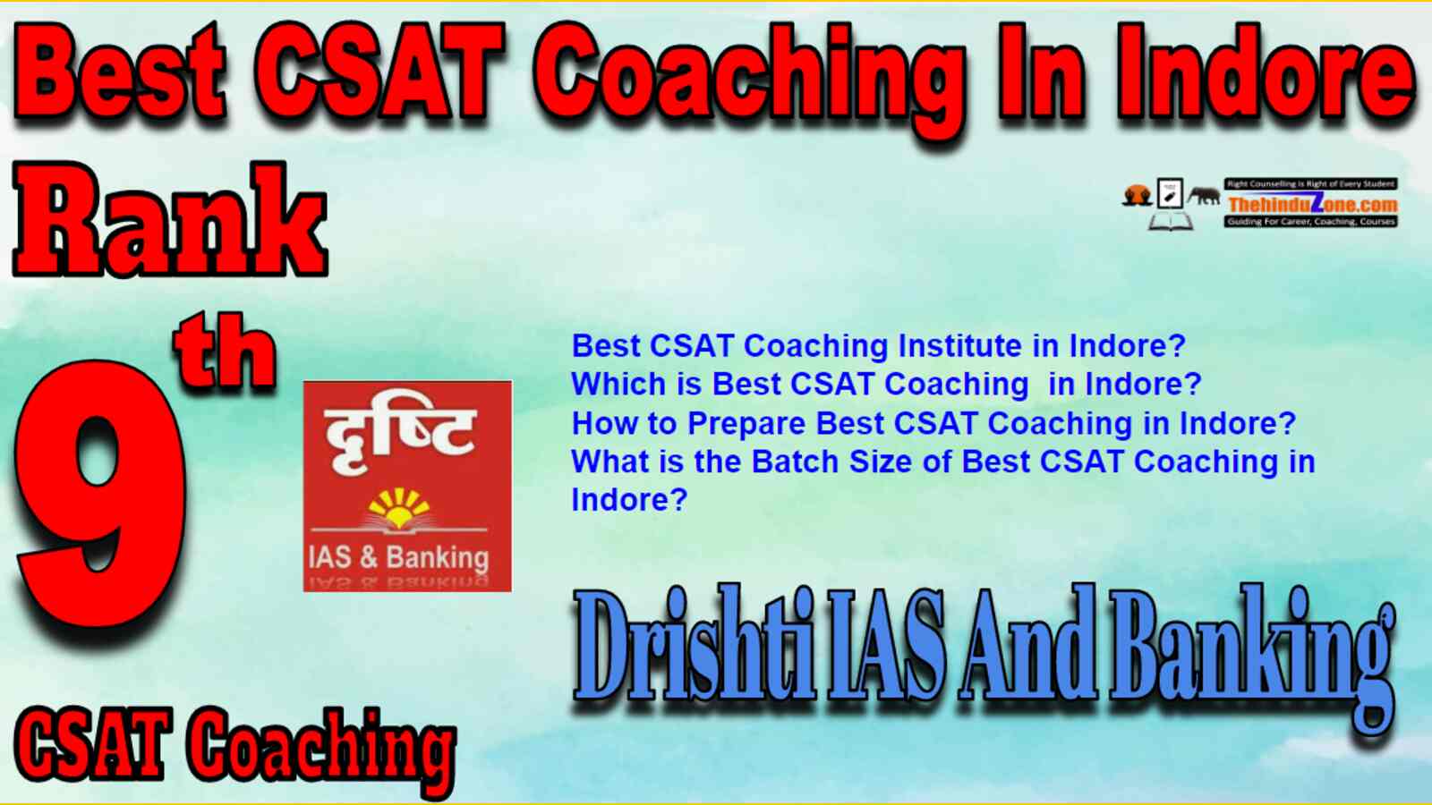 Rank 9 Best CSAT Coaching In Indore