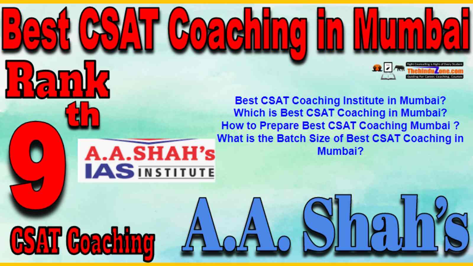 Rank 9 Best CSAT Coaching In Mumbai