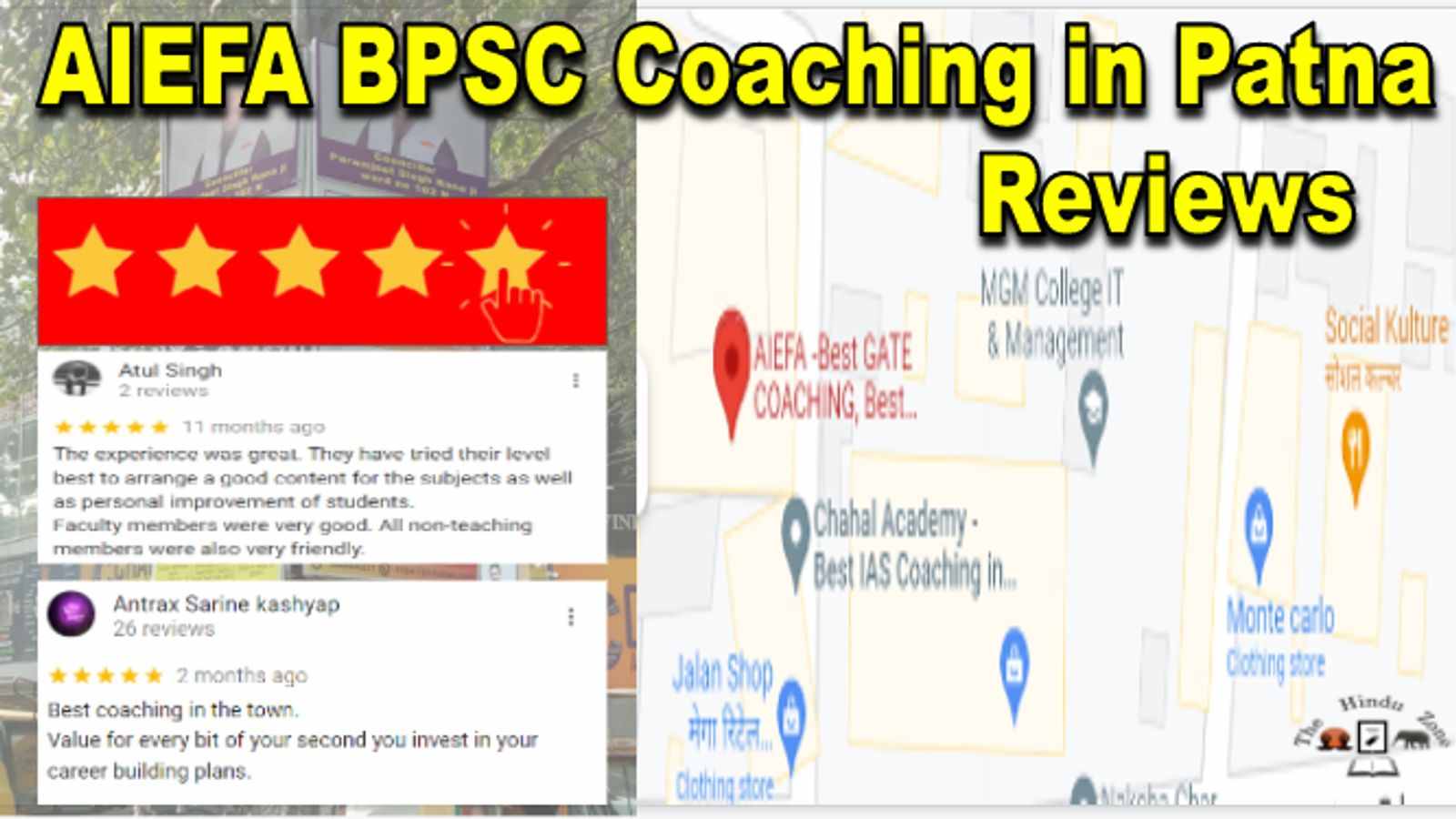 AIEFA BPSC Coaching in Patna Reviews