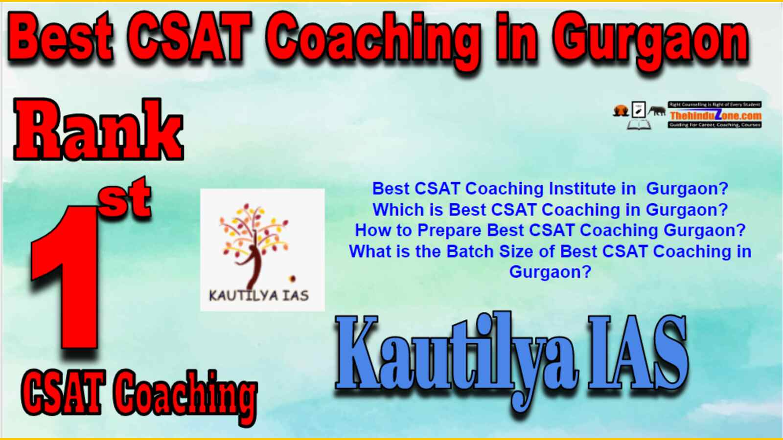 Rank 1 Best CSAT Coaching In Gurgaon