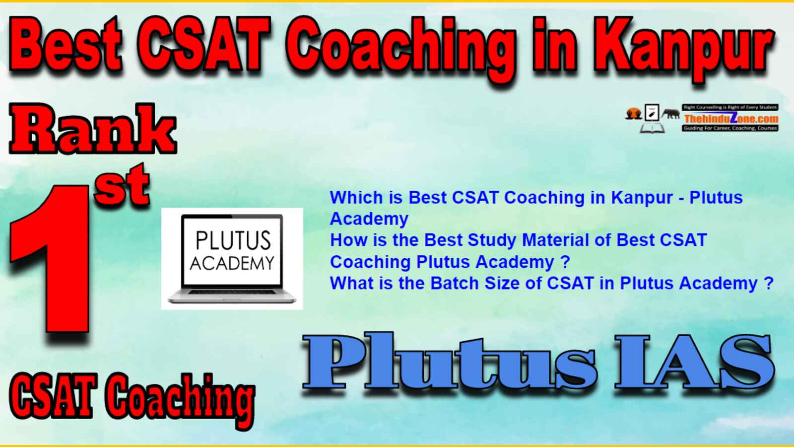 Rank 1 Best CSAT Coaching In Kanpur