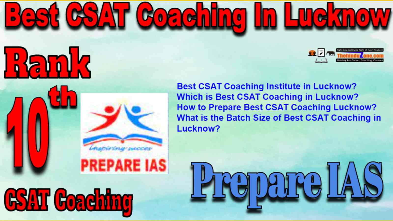 Rank 10 Best CSAT Coaching In Lucknow