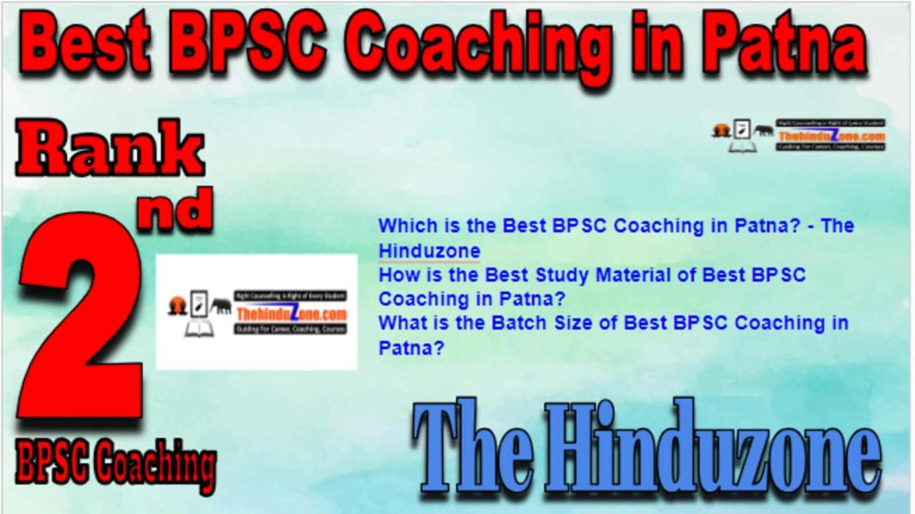 Rank 2 Best BPSC Coachings in Patna 