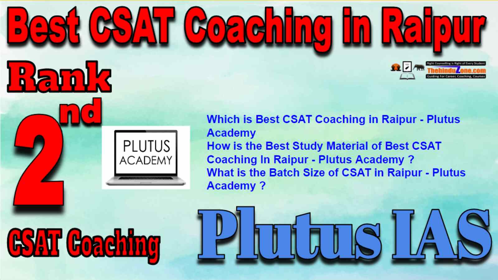 Rank 2 Best CSAT Coaching In Raipur
