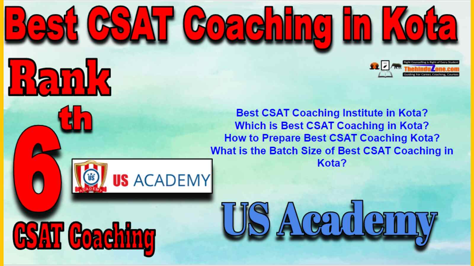 Rank 6 Best CSAT Coaching In Kota