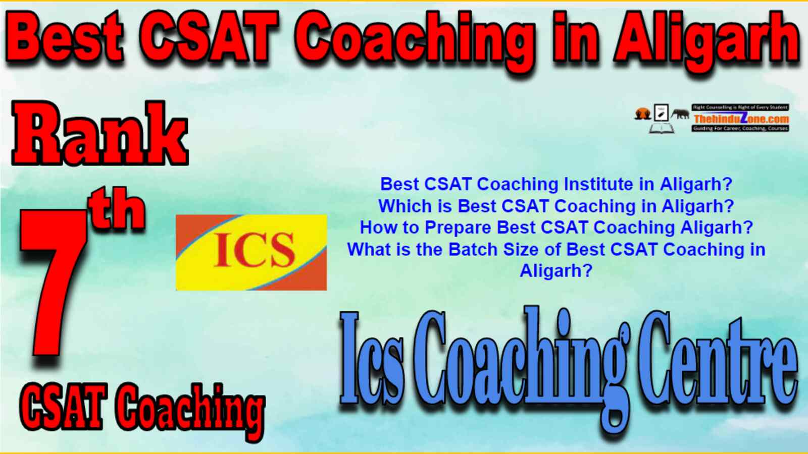 Rank 7 Best CSAT Coaching In Aligarh