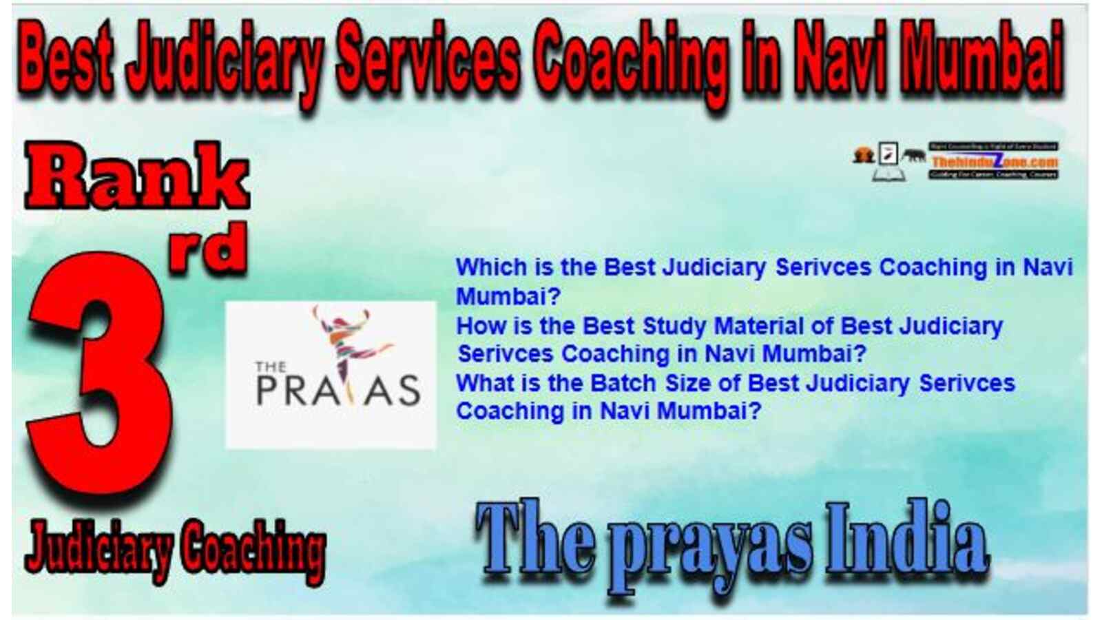 3 Rank Best Judiciary Services Coaching in Navi Mumbai