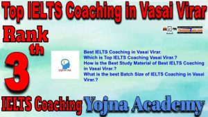 3rd Best IELTS Coaching in Vasai Virar