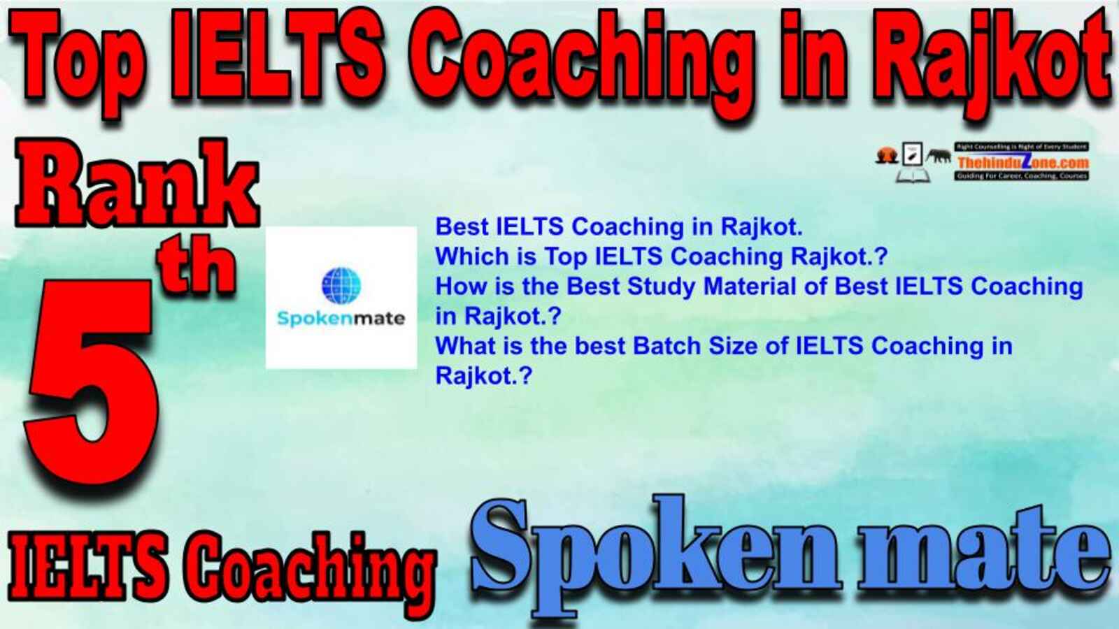 5th Best IELTS Coaching in Rajkot