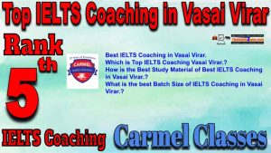 5th Best IELTS Coaching in Vasai Virar