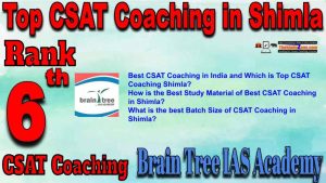 6th Best CSAT Coaching in Shimla